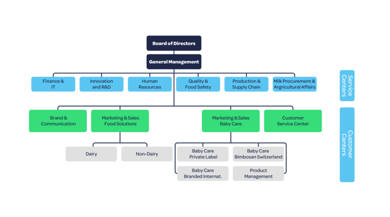 Organisational structure HOCHDORF